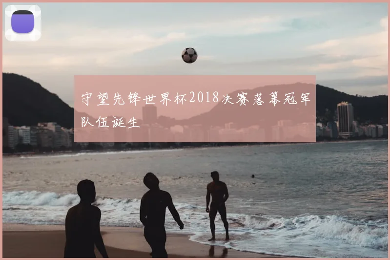 守望先锋世界杯2018决赛落幕冠军队伍诞生